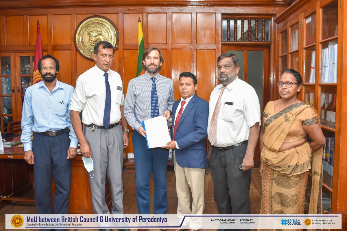 University of Peradeniya and British Council MoU Signing Event